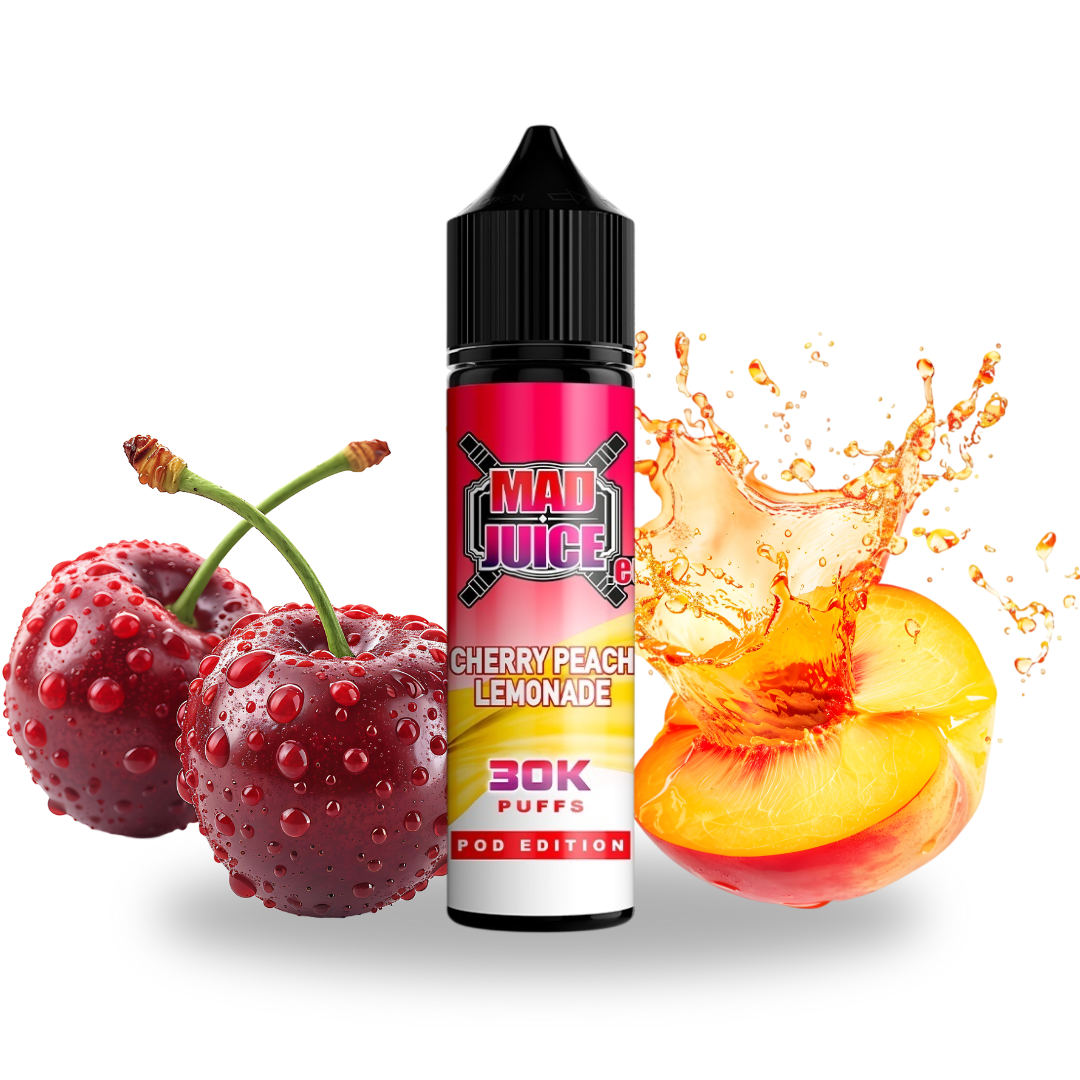 Peach Wadding Mad Longfill Mad Juice 12ml/60ml - Cherry Peach Lemonade - Smokee